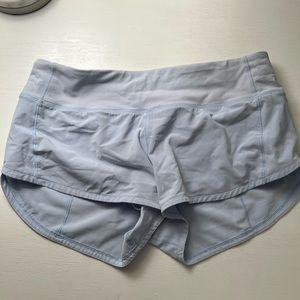 Lululemon speed up shorts size 4 inseam 2.5